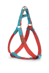 Harnais Double Premium réglages One Touch (Rouge-Turquois) M